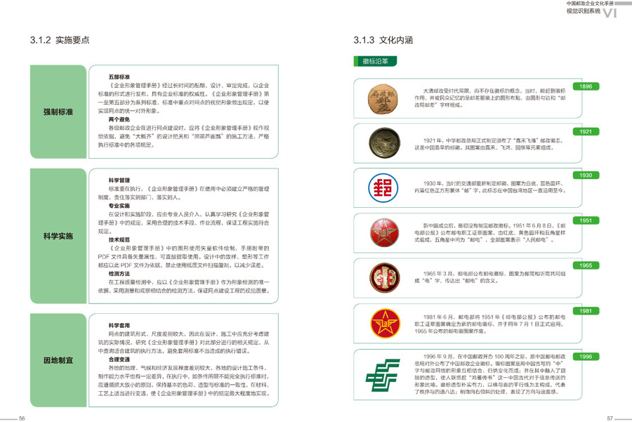 中国邮政企业文化手册设计